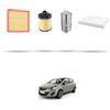 HOFFCAR Kit tagliando 4 filtri compatibile con Opel Corsa D 1.3 CDTI 55kw 2006