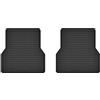 Wielganizator Tappetini in gomma su misura, compatibili con Audi A6 C5 (1997 - 2005) Avant, Kombi, Limousine, Quattro, Allroad | Set da 2 pezzi | Migliore vestibilità rispetto all'universale | Nero