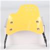 Generico Cupolini E Parabrezza Per Moto Per DUCATI Scrambler 400 800 2015-2023 Parabrezza Anteriore/Deflettori Vento Con Supporto Cupolino Spoiler(Arancia)