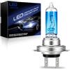 OVVOFPP Lampadine H7 fari alogeni allo xeno, lampada alogena notturna, 12 V, 55 W, 4500 K, luce bianca, ultra brillante, lunga durata, compatibili con la maggior parte delle auto, 1 pezzi