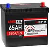 LANGZEIT Batterien LANGZEIT batteria auto 65Ah 12V EFB ASIA start e stop AFB sostituito 60Ah