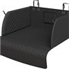 NHGTFOQ Telo Bagagliaio Auto Cani, per VW Polo GTI 2012 2013 2014 2015 2016-2023 2005-2008 Custodia per Baule Auto Cani Antistrappo e Impermeabile con Protezione Laterale