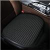 JNNJ 2 Pezzi Universale Cuscino per Sedile Auto, Coprisedile Auto Anteriori Soft Confortevole, Cuscino Sedile Auto Anteriore Antiscivolo, per Interni Autoveicoli Coprisedile Tappetino(Nero)