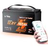 LiTime Batteria LiFePO4 12V 165Ah con Bluetooth e Avviamento per Barche | Max 15000 Cicli, 2112Wh, Self-Heating, Protezione dal freddo, IP67, Batteria Litio 12V per Motore da Traina, Batteria Nautica
