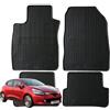 W-Parts TAPPETI - TAPPETINI IN GOMMA 3D NERI PER RENAULT CLIO IV 5p. DAL 2012 AL 2019