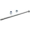 Greesp Asse ruota posteriore con distanziatore e dadi di bloccaggio M12 x 250 mm per Pit Bike 50cc 70cc 110cc 125cc 150cc 12mm