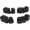 Generico FSFYUK Accessori per pneumatici Ammortizzatore ruota posteriore Prigionieri ruota motrice 1 set per F800GS 2008-2017, per F650GS 2008-2018 Gomma nera