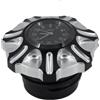 Generic Tappo Serbatoio Per Touring FLHR Sportster XL1200 883 Dyna Fat | Coperchio Del Serbatoio Gas Combustibile Per Moto Con Orologi Tappo Serbatoio Dell'olio Per Moto