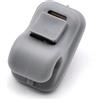 HAOTOM Supporto con gancio a clip per visiera parasole Ganci fissaggio alette parasole Grigio Per Suzuki SX4 Swift Alto GRAND VITARA II 2005-2014 JIMNY 1998-2017 84851-77K00