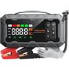TREKURE Booster Avviamento Auto da 8000A e PD 60W Ricarica Rapida, Avviatore Emergenza per Auto con Compressore 160PSI, Guanti e Luci, Avviatore Batteria per Tutti Gas o 12L Diesel