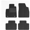 Mats4all Set di tappetini auto Compatibile con MG 3 Hybrid+ 2024-> | Antiscivolo | Con rinforzo | 4 pezzi | Tappetini per auto | Set di tappetini