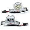 HOFFCAR KIT LUCI TARGA A LED 2 PEZZI COMPATIBILE CON Honda CR-V | Tipo RE/RM | Anno di costruzione 2006-2018 | VETRO TRASPARENTE| LED 6000K EFFETTO XENON | CAN-BUS, PLUG AND PLAY