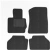 Mats4all Set di tappetini auto Compatibile con BMW X3 F25 2010-2017 | Antiscivolo | Con rinforzo | 4 pezzi | Tappetini per auto | Set di tappetini