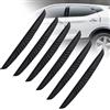 Esshogo 6 paraspigoli auto, protezione bordi della porta dell'auto, colore nero, per porte, specchi, maniglie delle porte, ecc