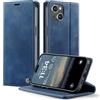 owlhold Cover per iPhone 13 Mini Custodia iPhone 13 Mini Premium Pelle PU Portafoglio Flip Libro [Antiurto] [Blocco RFID] [Cavalletto] [Carta Fessura] Custodia per iPhone 13 Mini - Blu