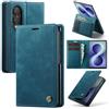 owlhold Cover per Samsung Galaxy Z Fold 8 Custodia Galaxy Z Fold 8 Premium Pelle PU Portafoglio Flip Libro [Antiurto] [Blocco RFID] [Cavalletto] [Carta Fessura] - Blu Verde