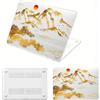 FFBOFFC Custodia per MacBook Pro da 15 pollici A1990 A1707, Montagna dorata | 2019 2018 2017 2016, Case Protettiva Sottile in Plastica Rigida con Touch ID, antiurto e resistente all'acqua