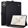 Generico DayQiQiPu Custodia per Xiaomi Poco Pad M1 (12,1 Pollici) Copertura Protettiva in Pelle PU Cover Folio Portafoglio Custodia Antiurto dissipatrice con Auto Wake/Sleep, Nero