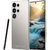 OEVNLZ Smartphone Android J26Ultra senza contratto, display HD+ da 7,3 pollici (90 Hz), 4G LTE, 8 GB di RAM, 256 GB di memoria, doppia SIM - Grigio