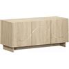 vidaXL Supporto TV 90 x 34.5 x 40 cm Rovere Sonoma