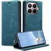 owlhold Cover Xiaomi 17T Pro Custodia Xiaomi 17T Pro Portafoglio Flip [Antiurtoo] [Cavalletto] [Carta Fessura] Cover Pelle per Xiaomi 17T Pro - Blu Verde