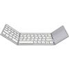 AURTEC Tastiera Pieghevole Bluetooth Senza Fili Portatile con touchpad e Batteria per PC, Tablet, Samsung, Android, Smartphone, Argento (International Keyboard Layout)
