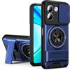 JNERBUYI Supporto Cover per Xiaomi Redmi Note 17 pro max. Blue | Xiaomi Redmi Note 17 pro max Cover, Anello 360 Custodia, Protezione Lente, Supporto Pieghevole, Sottile
