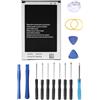 SHAWOROCE Batteria EB-B800BE B800BU compatibile con Samsung Galaxy Note 3 SM-N9000 Note 3 DuoS N9002 Note 3 LTE N9005 N9006 N9007 N9008 N9009 Li-ion 3200mAh 3.8V con kit di riparazione