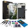 AuraLens Schermo sostitutivo per iPhone 13 Pro Max, kit display LCD touch | A2484 A2641 A2643 A2644 A2645, FHD INCELL Digitizer 6,7 pollici, COF, 120Hz, strumenti, adesivo, tappetino, guida video, nero