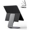 LULULOOK Supporto per Surface Pro 11/Go con base girevole a 360°, in alluminio, pieghevole, per Microsoft Surface Pro 7-11 e Go 2-4, accessorio da ufficio portatile con fondo antiscivolo