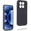 REY Cover in Gel TPU Nera per XIAOMI 17 5G, Ultra Sottile 0,33 mm, Morbido Flessibile, Custodia Silicone