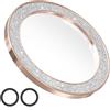 Itramax Base Magnetica per Impugnature,Anelli Pop Socket e Custodie MagSafe | Piastra di Supporto Rimovibile e Portatile per iPhone 17-12,Kindle e Samsung Galaxy S25-S24;Adatta alla Ricarica Wireless
