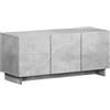 vidaXL Supporto TV 90 x 34.5 x 40 cm Grigio Cemento