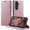 owlhold Cover per Samsung Galaxy S26 FE Custodia Galaxy S26 FE Premium Pelle PU Portafoglio Flip Libro [Antiurto] [Blocco RFID] [Cavalletto] [Carta Fessura] Custodia per Samsung S26 FE - Rosa