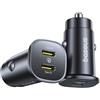 Baseus Caricatore da Auto GoTrip USB e USB-C 30W Nero
