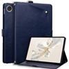Generico DayQiQiPu Custodia per Lenovo Tab One/Tab K9 TB305FU, TB305XU (8,7 Pollici) Copertura Protettiva in Pelle PU Cover Folio Portafoglio Custodia Antiurto dissipatrice con Auto Wake/Sleep, Blu