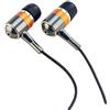auvisio Elettronica - cuffia con jack da 3,5 mm: Auricolari stereo Bass Tube con jack da 3,5 mm (cuffie spina, cuffie in-ear 3,5, orecchio)