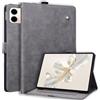 Generico DayQiQiPu Custodia per Honor MagicPad4 YLE-W09 (12,3 Pollici) Copertura Protettiva in Pelle PU Cover Folio Portafoglio Custodia Antiurto dissipatrice con Auto Wake/Sleep, Grigio