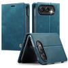 Chseheht Cover per iPhone Duo(5.5),Premium PU Leather Custodia Portafoglio,[RFID Blocker][Card Slot][Kickstand] Magnetic Flip Wallet Case,per iPhone Duo 5G-Blu verde