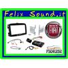 Connects2 Kit installazione Autoradio 2 din + Comandi al Volante per Fiat 500L dal 2012>2017