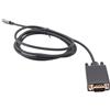Pinafresa da USB-C a VGA ad alte prestazioni - Convertitore da tipo C a D-Sub a 15 Pin per collegare dispositivi USB 3.1 a monitor, proiettori o televisori