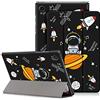 DINGGUAGUA Custodia Compatibile con Samsung Galaxy Tab A8 2022 SM-X200/X205 10.5 Pollici 2022 Ultra-sottile Cover con Funzione Supporto,Saturno