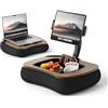 LULULOOK Supporto per cuscino per Kindle e tavolo 2 in 1, supporto regolabile per tablet, iPad da letto, braccio pieghevole per laptop da 14, iPad, telefono, tablet da 4,7-14,6 e Kindle con