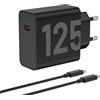 JiCghemg 125W Caricatore Rapido Adattatore Turbo Power per Motorola Moto Edge 30