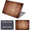 FFBOFFC Custodia per MacBook Pro 16'' 2019-2020 A2141, Finitura in legno marrone | Cover Rigida in Plastica Protettiva per Laptop con Touch Bar e Touch ID
