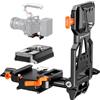 K&F CONCEPT Piastra Batteria V-Mount Pieghevole con Base Arca-Swiss | Piastra Batteria V-Mount Compatta e Pieghevole per Fotocamere DSLR, Gimbal, Treppiedi e Cage, MS-54