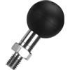 FANAUE Adattatore a sfera da 2,5 cm con perno filettato M8 x 1,25 su RAM Mount B, braccio a doppia base e supporto per telefono per bicicletta e moto, supporta il collegamento di qualsiasi dispositivo
