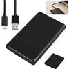 GodtKowty Alloggiamento esterno per hard disk da 2,5 | USB-C 3.1 Gen 2 - 6Gbps | compatibile SATA HDD/SSD 2,5 (7mm/9,5mm) con UASP e Trim | Installazione senza attrezzi | Compatibile Windows/Mac/Linux | Cavo