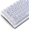 JakeTsai Crystal Jelly White Keycaps 119 tasti PC keycaps Dye-Sub MDA profilo traslucido keycap personalizzato per 61/68/84/87/98/100 Cherry Gateron MX Switch tastiere meccaniche