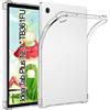 SUEEWE TPU Custodia Cover per Lenovo Idea Tab Plus 12,1 2025 (TB361FU), con Angoli Rinforzati, Antiurto, Anti-Graffio, Flessibile in Silicone, Transparente